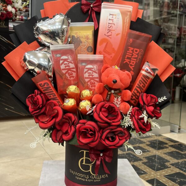 Scarlet Surprise Chocolate Bouquet