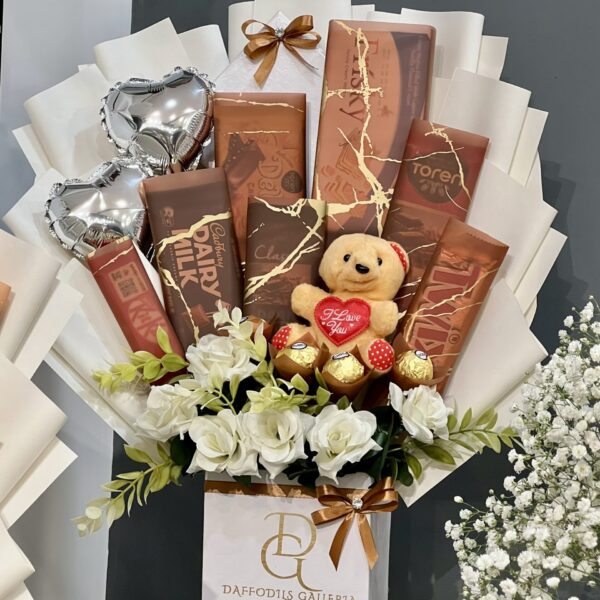 Sweet Indulgence Chocolate & Teddy Box