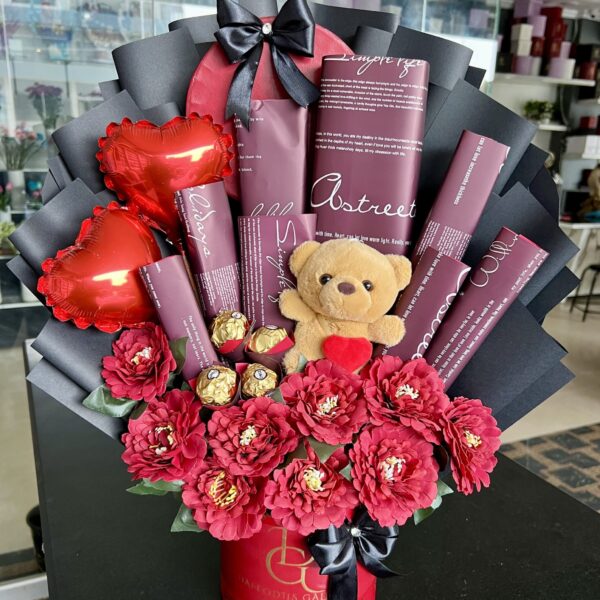 Crimson Serenade Bouquet