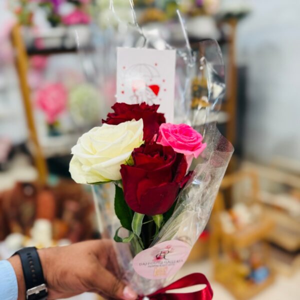 Elegant Trio Rose Bouquet